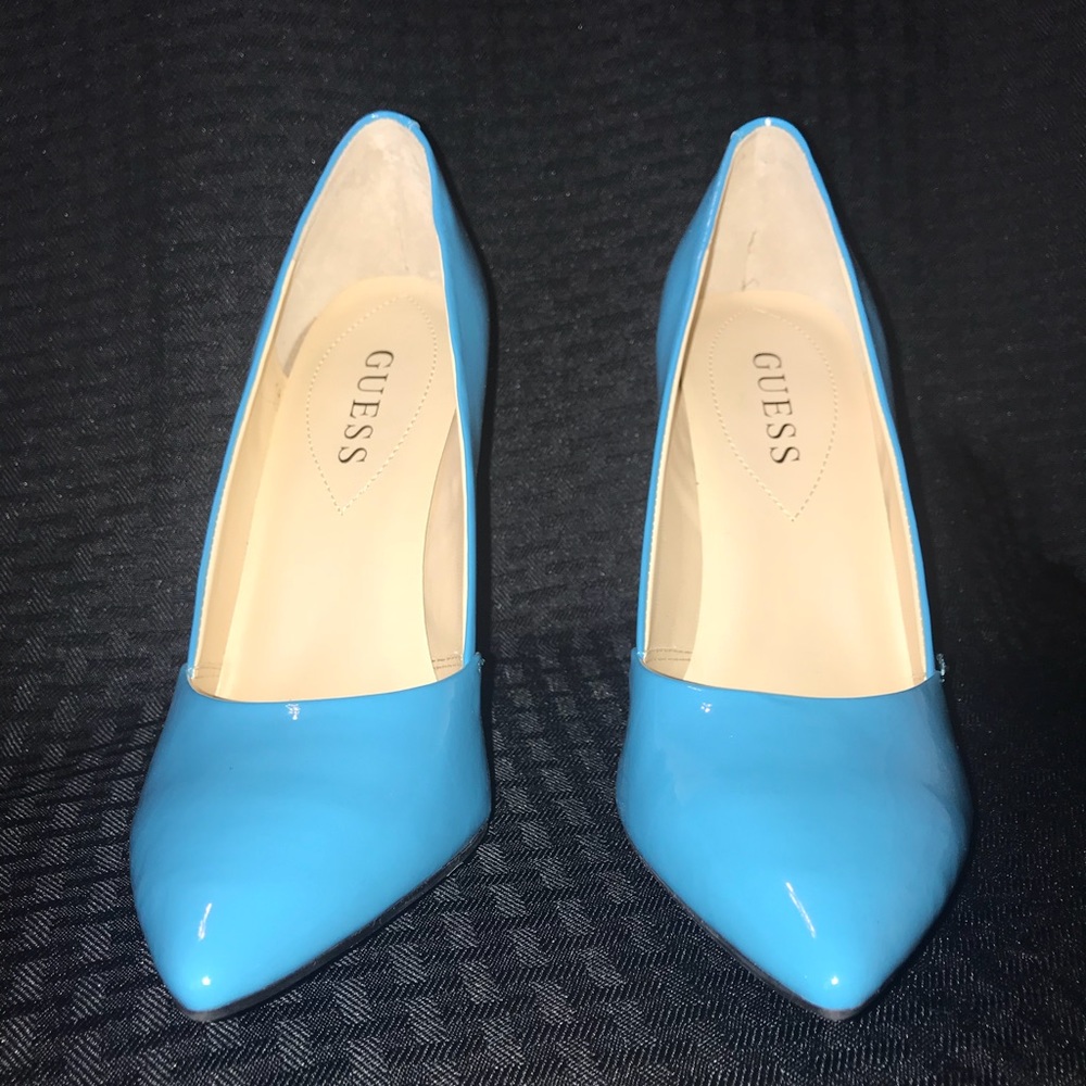 Blue brand new high heels